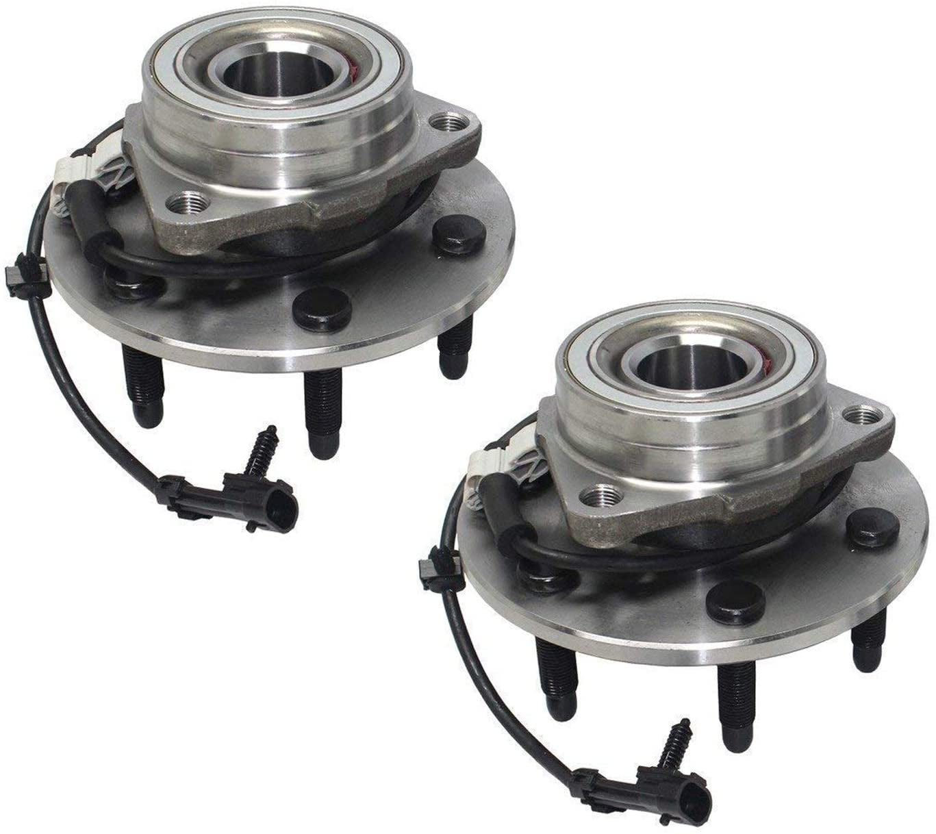 Bodeman Pair 2 Front Wheel Hub and Bearing Assemblies for Escalade