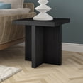 thumbnail image 1 of Boden 22" Wide Square Side Table in Black Grain, 1 of 5