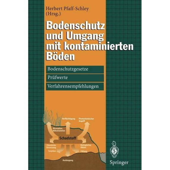 Bodenschutz Und Umgang Mit Kontaminierten Böden: Bodenschutzgesetze, Prüfwerte, Verfahrensempfehlungen, (Paperback)