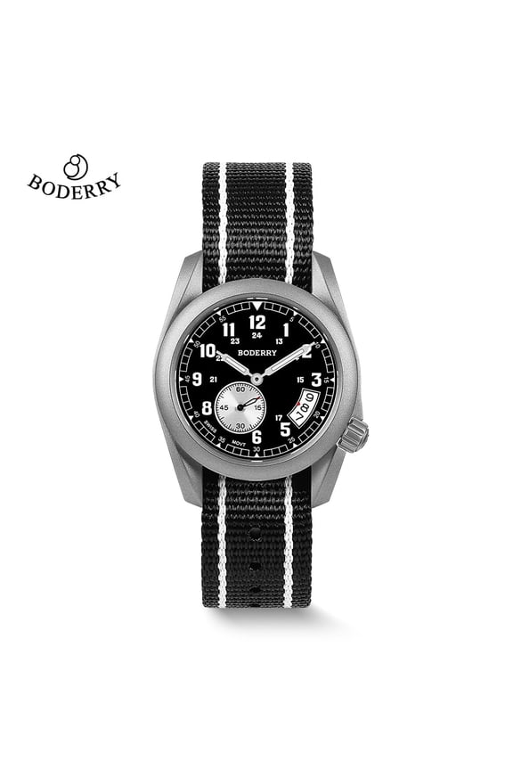 Field Watch Titanium Quartz Watches VOYAGER 38 Mens 100M Waterproof Clock Military Sport Luminous Business Wristwatch