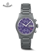 Boderry Chronograph Watch LANDMASTER Titanium Automatic mechanical Field Watches Outdoor Sport Waterproof Dive Wristwatch Men