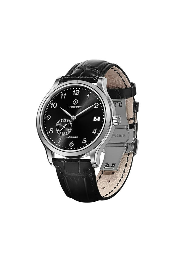 Mens Micro-rotor Automatic Dress Watches Waterproof Stainless Steel Mechanical Business Wrist Watch for Men,Sapphire