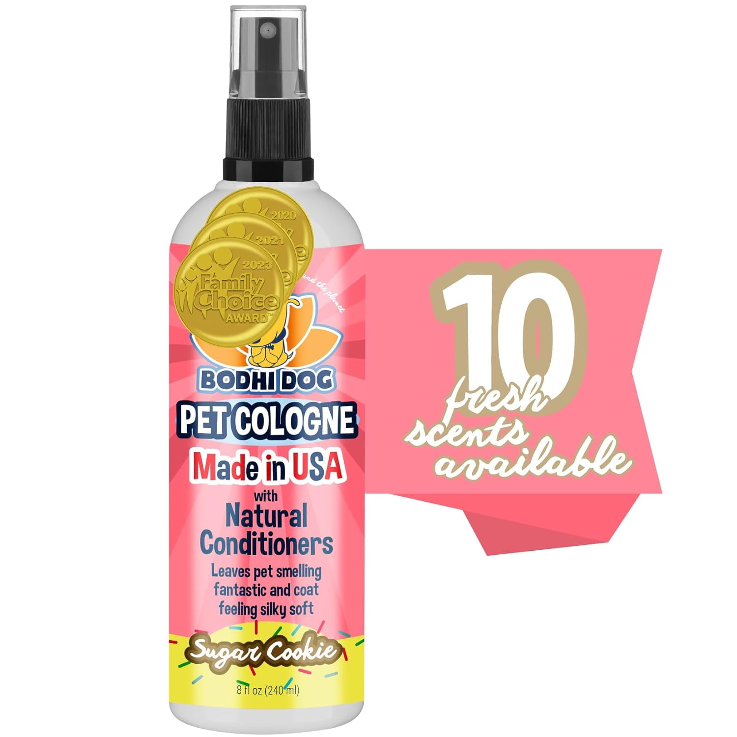 Bodhi Dog Natural Pet Cologne Premium Scented Perfume Body Spray for Dogs and Cats Clean and Fresh Scent Natural Conditioning Qualities Made