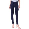 thumbnail image 1 of BodiLover, Women's, Stretchy Comfy Shaping Pull On Skinny Denim Jeans, True Indigo, 12, 1 of 5