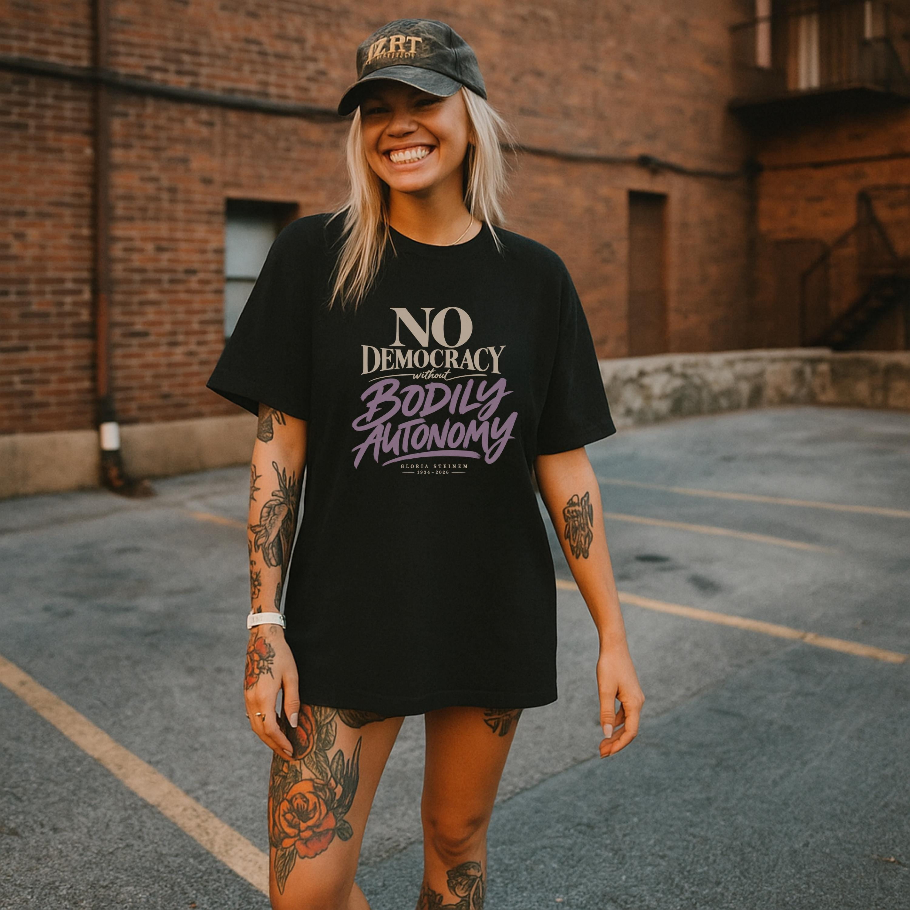 Simple Images Democratic Rights Bodily Autonomy Shirt Feminist Graphic Tee Women's Rights Apparel Black ...