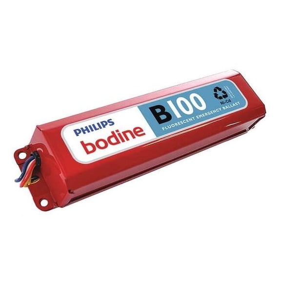 Bodine Emergency Fluorescent Ballast,40W B100