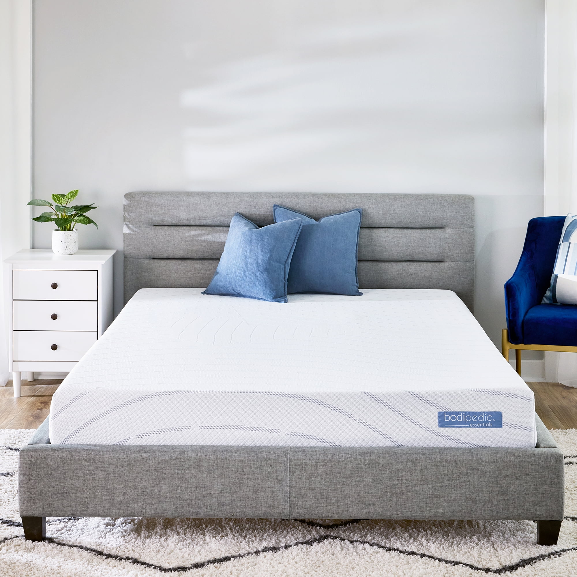 Bodipedic Essentials Twin Gel Memory Foam Mattress 8 inch
