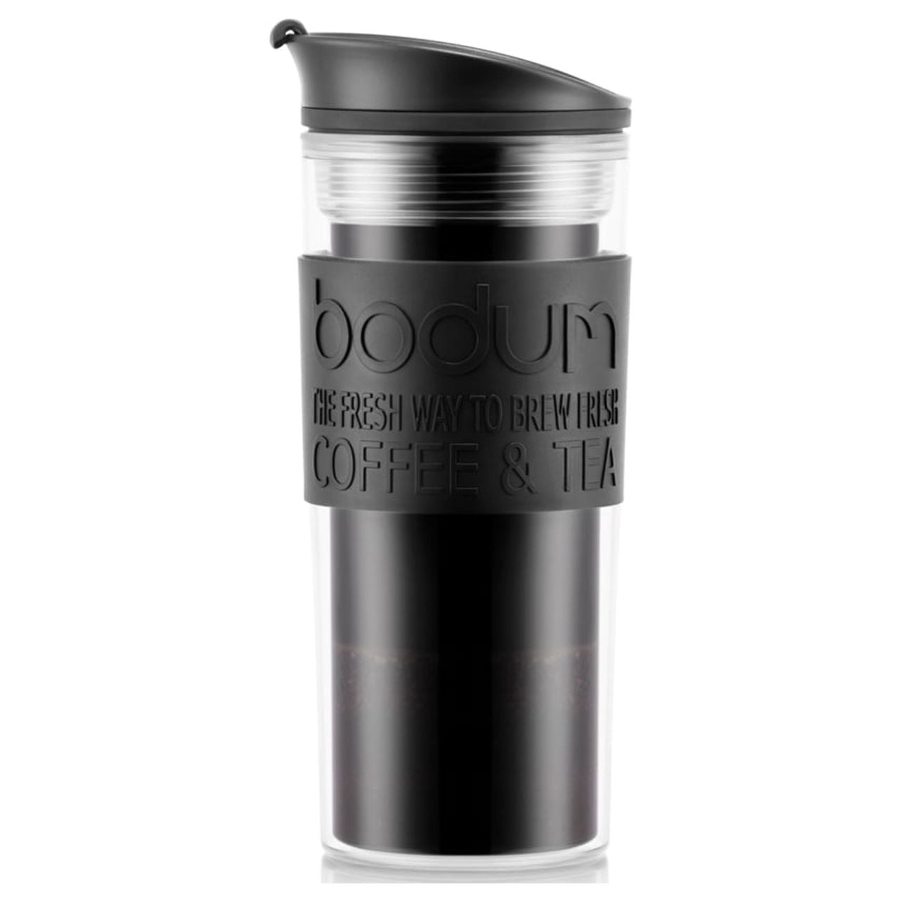 Bodum TRAVEL PRESS French Press Coffee Maker & Mug, 15 oz