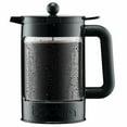 thumbnail image 1 of Bean Cold Brew French Press, 51 Oz, Plastic Beaker, Black, With Additional Lid, 1 of 6