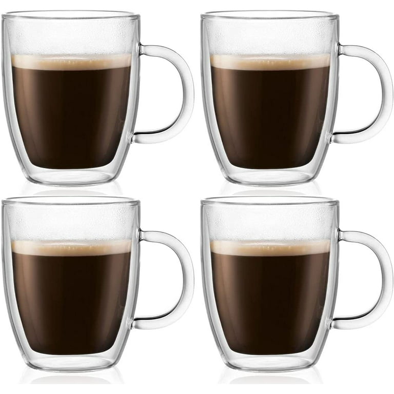 Bodum Set of 6 Bistro 10 oz Glass Coffee Mugs — KitchenKapers