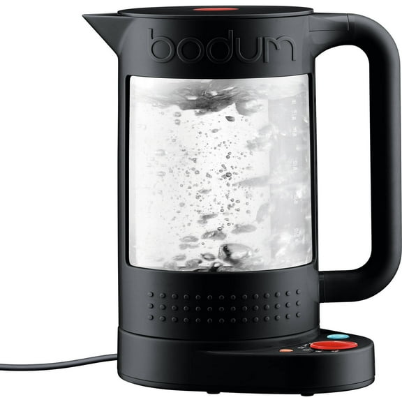 Bodum Bistro Electric Double Wall Water Kettle with Temperature Control, 37 Ounce, Black