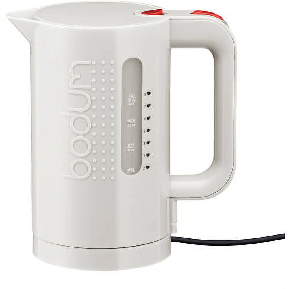 BISTRO ELECTRIC WATER KETTLE, 34 OZ, PLASTIC, WHITE - Walmart.com