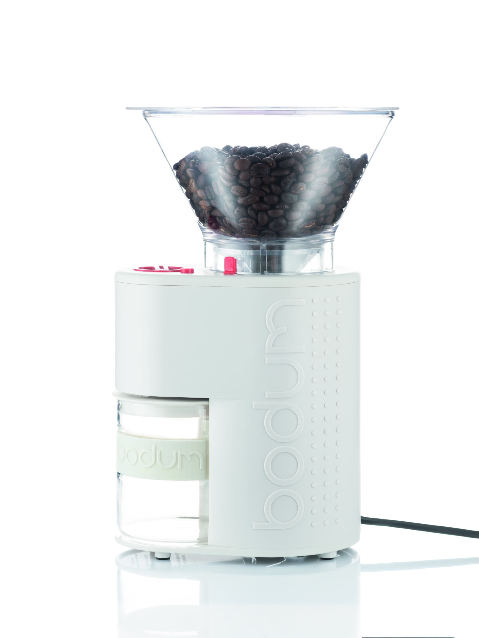 BODUM BISTRO COFFEE GRNDR ボダム ビストロ 白 Bodum Bistro Electric Coffee Burr Grinder, Stainless, White