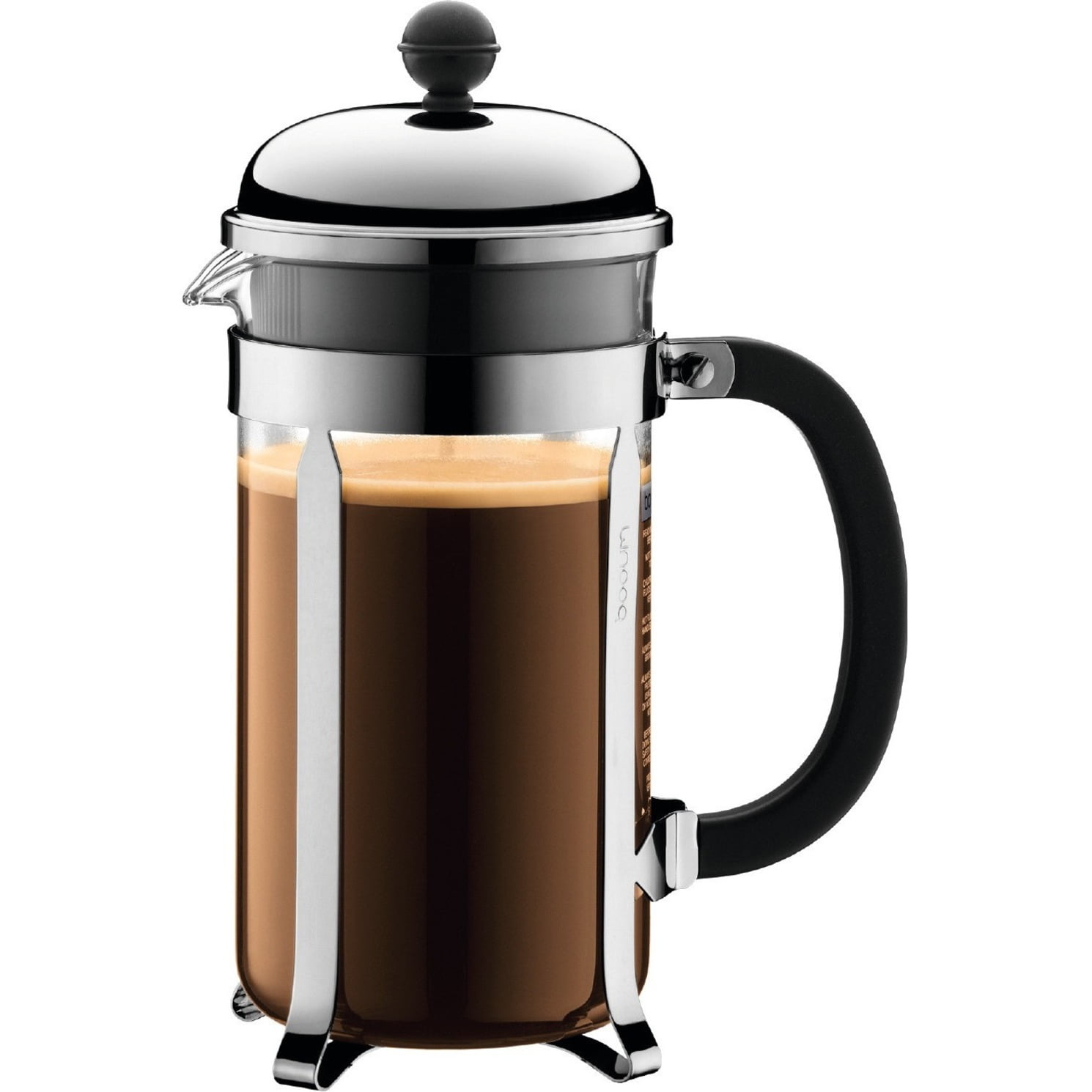 34oz Classic Chrome Stainless Steel French Press Coffee Maker