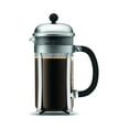 thumbnail image 1 of Bodum Chambord French Press Coffee Maker with Borosilicate Glass Carafe, 34 Ounce, Matte Chrome, 1 of 6