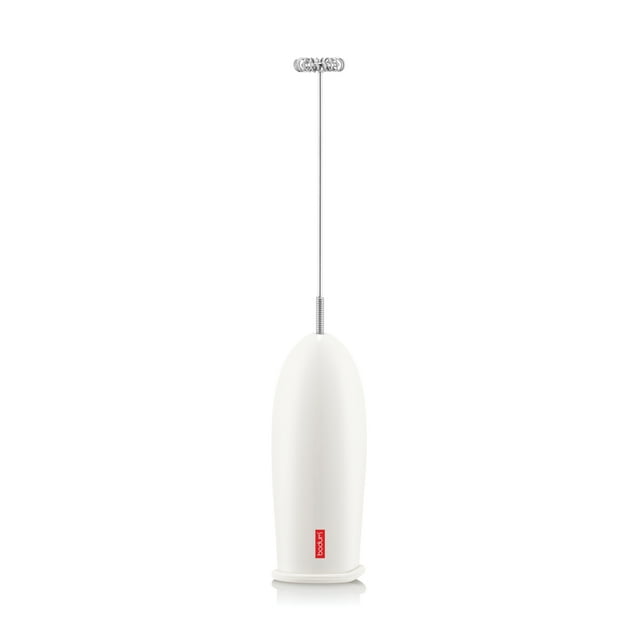Bodum Schiuma Battery Operated Milk Frother, White