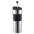 thumbnail image 1 of Bodum TRAVEL PRESS French Press Coffee Maker & Mug, 15 oz, Black, 1 of 7