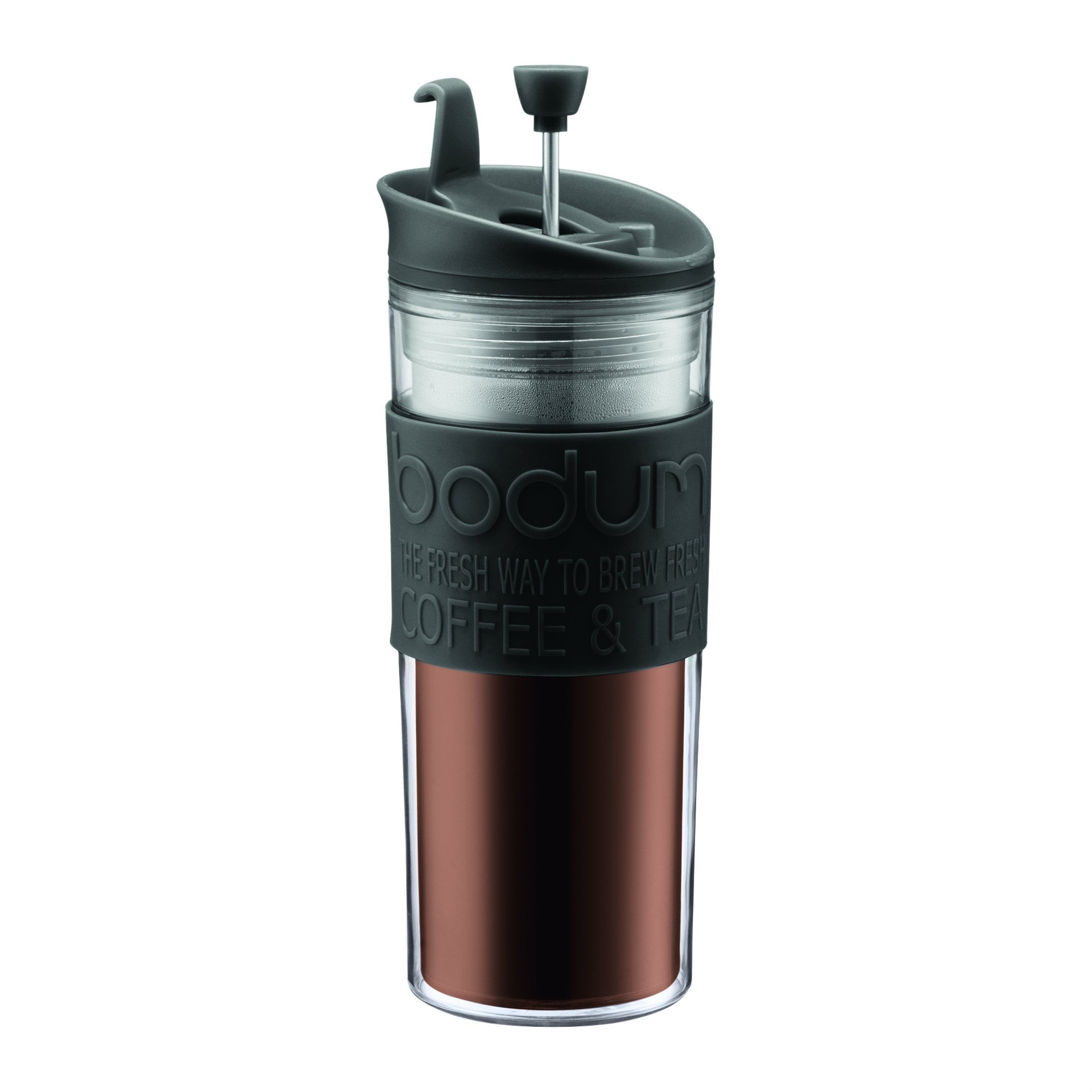 Bodum Travel French Press Tumbler, 15 Ounce, Black