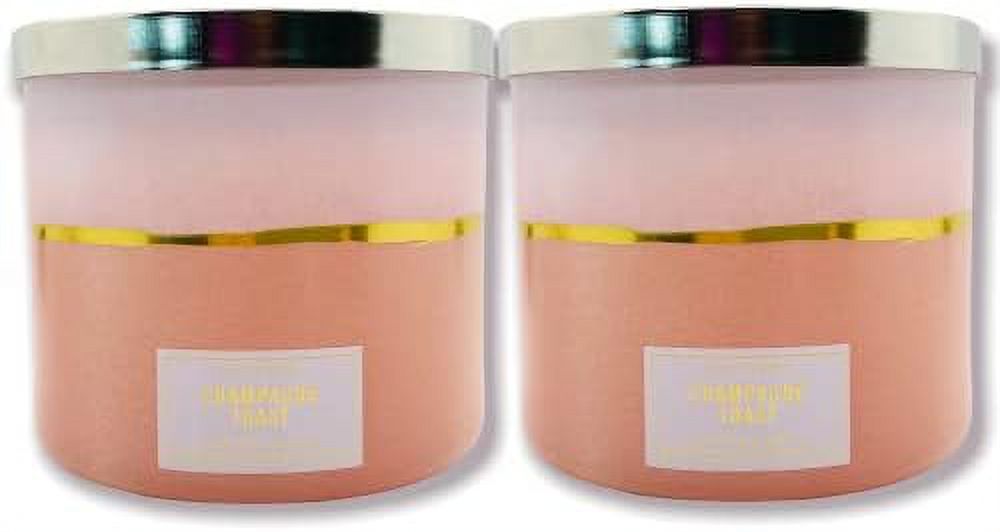 Body 3-Wick Scented Candle In Champagne Toast-2 Pack 