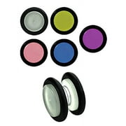 Body Accentz Magnetic Glow in The Dark Cheater Fake Plug with Silicone O-Rings Size 8mm (Blue)