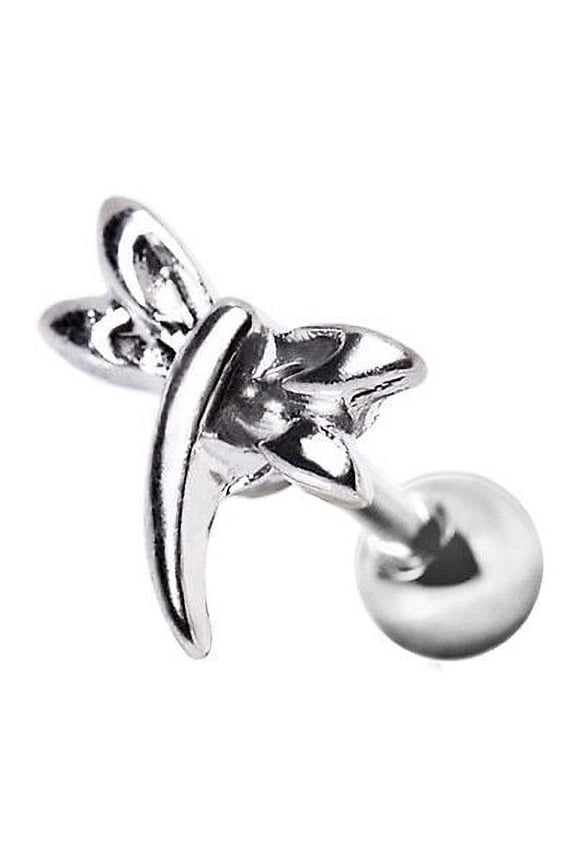 Tragus Threaded dragonfly  Labret   lip chin tragus 16g 1pc