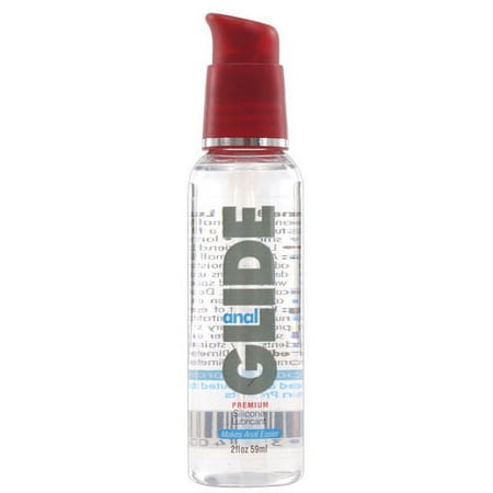 Body Action Anal Glide 2 Fl Oz Silicone Lubricant