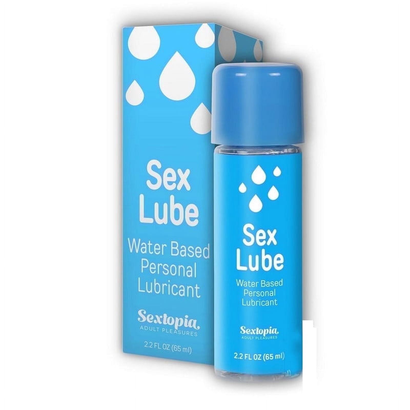 Body Action Sex Lube Water Based Personal Lubricant Liquid, 2.2 oz