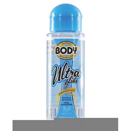 Body Action Ultra Glide 4.8 oz Water Based Lubricant, Liquid