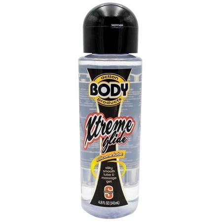 Body Action Xtreme Glide Silicone Based Personal Lubricant, 4.8 oz Liquid