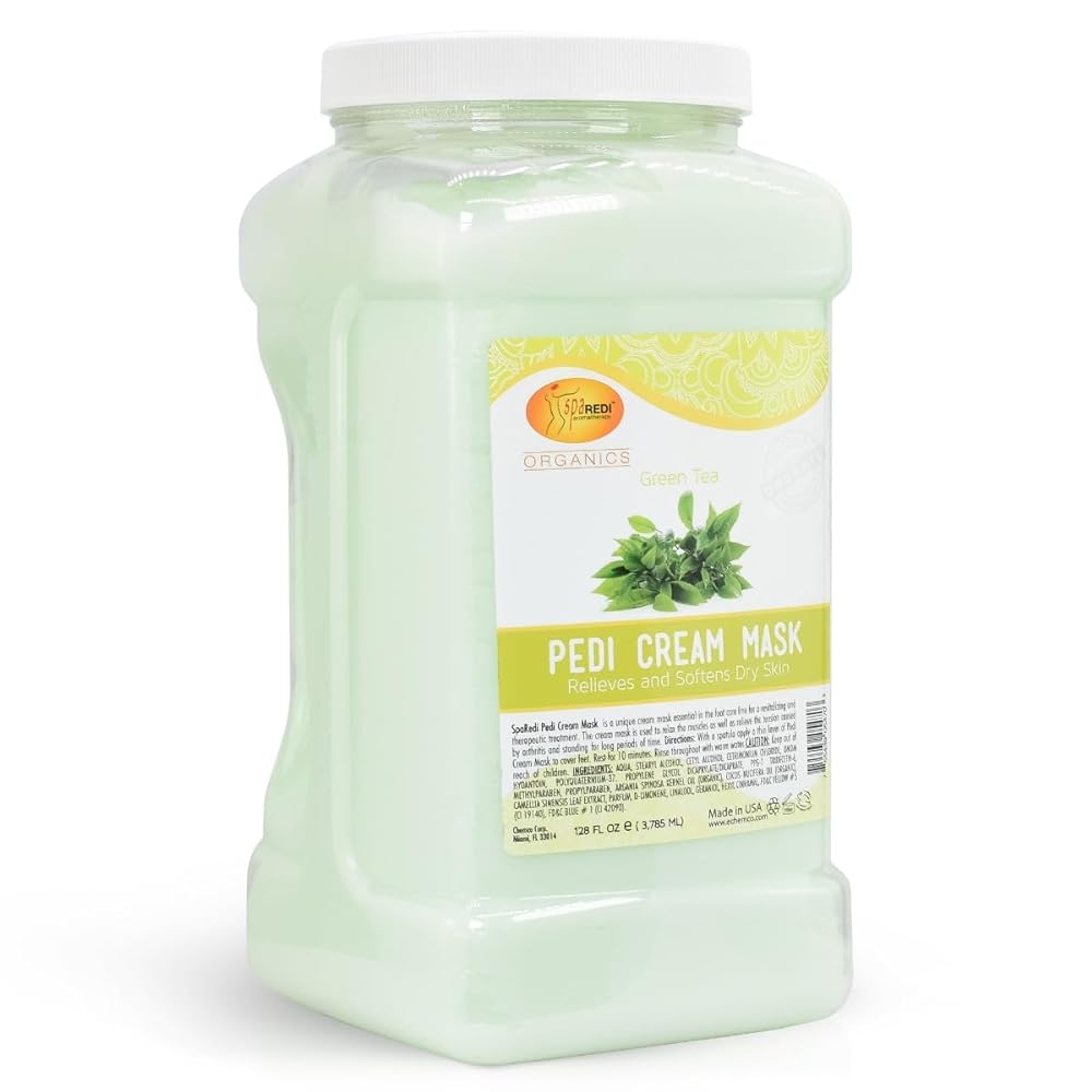 Body And Foot Cream Mask, Green Tea, 128 Oz Pedicure Massage For Tired