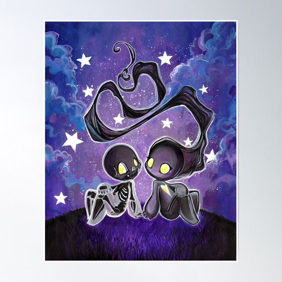 Body And Soul Shadow Poster Wall Art, Modern Wall Decor, 24x36 UNFRAMED