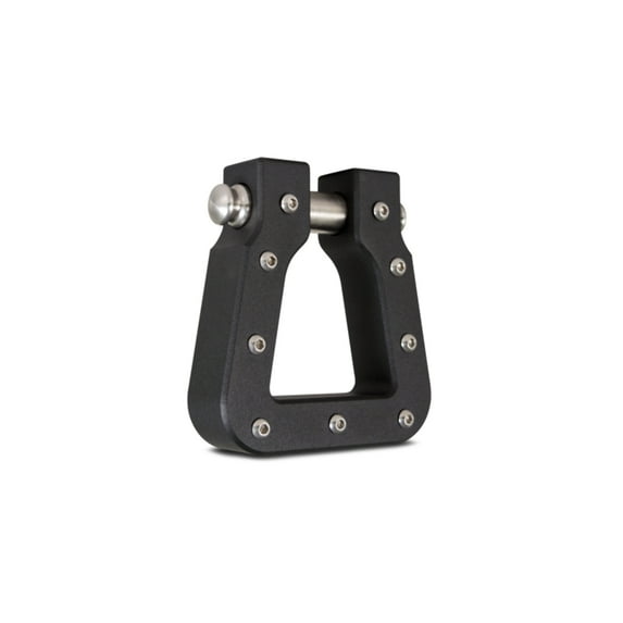 Body Armor 4x4 Mega D-Ring Black Single Part 5141-B * Heavy-Duty 18,000 lbs Capacity Automotive D-Ring with Reversible Finish