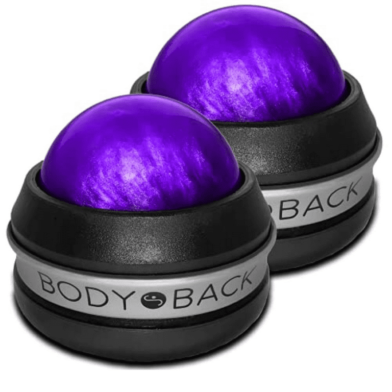roller ball self-massage tool for neck