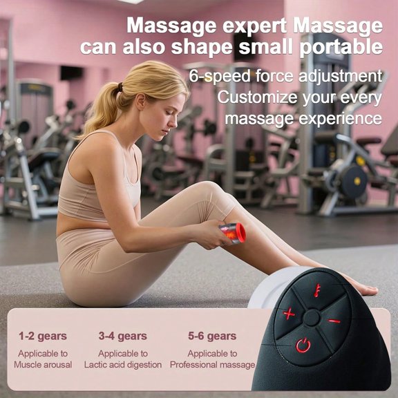 Body Back Relaxation Massager - Mini - Travel - 9 Speeds 19 Modes - for Back - Foot - Arm Muscle Relaxation