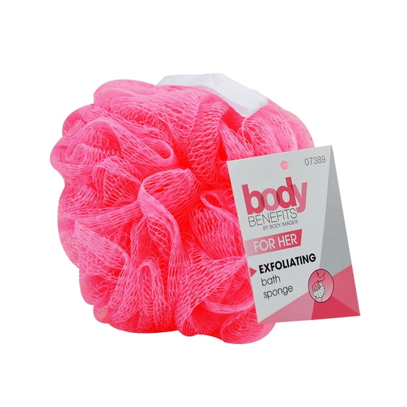 Body Benefits Women's Gentle Cleansing Bath Pouf for Body, Color May Vary, 1 count