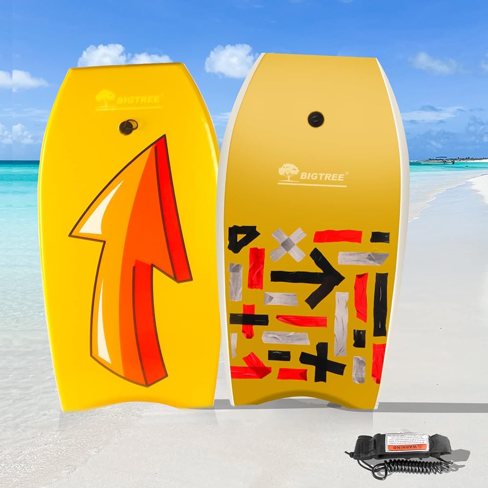 Body Board Lightweight Beach For Adult With EPS Core,Surfing Skimboard