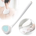 thumbnail image 1 of Body Brush for Shower Back Scrubber with Long Handle 16.54 Inch Soft Bristles Non-Slip Bath Brush White 1 Pack, 1 of 7
