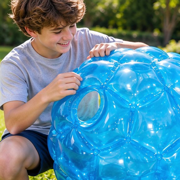 Body Bubble Ball 23.6-inch PVC Inflatable Sumo Ball Durable Body Bubble Soccer Giant Human Hamster Knocker Body Zorb Ball for Adults