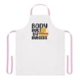 thumbnail image 1 of Body Built By Burgers Apron, 5-Color Straps (AOP), 1 of 4