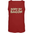 thumbnail image 1 of Body By Bacon Red Adult Tank Top, 1 of 1