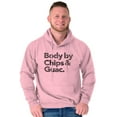 thumbnail image 1 of Body By Chips Guacamole Funny Saying Hoodie Sweatshirt Women Men Brisco Brands 2X, 1 of 6