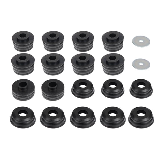 Body Cab Bushings 7-141 Wear Resistant High Cab Mounts Body Mount Bushing Set for 1500 2500 2WD 4WD Repair Replaces