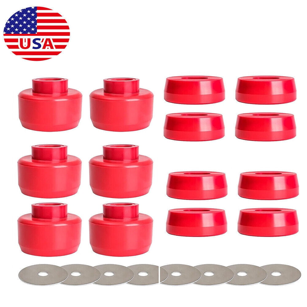 7-141 Body Cab Mount Bushing Kit For 1999-2014 Chevy Silverado 1500 GMC Sierra