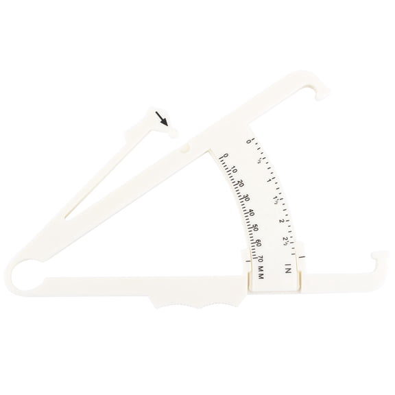 Body Caliper, 1PC ABS White  Caliper Portable  For Fitness