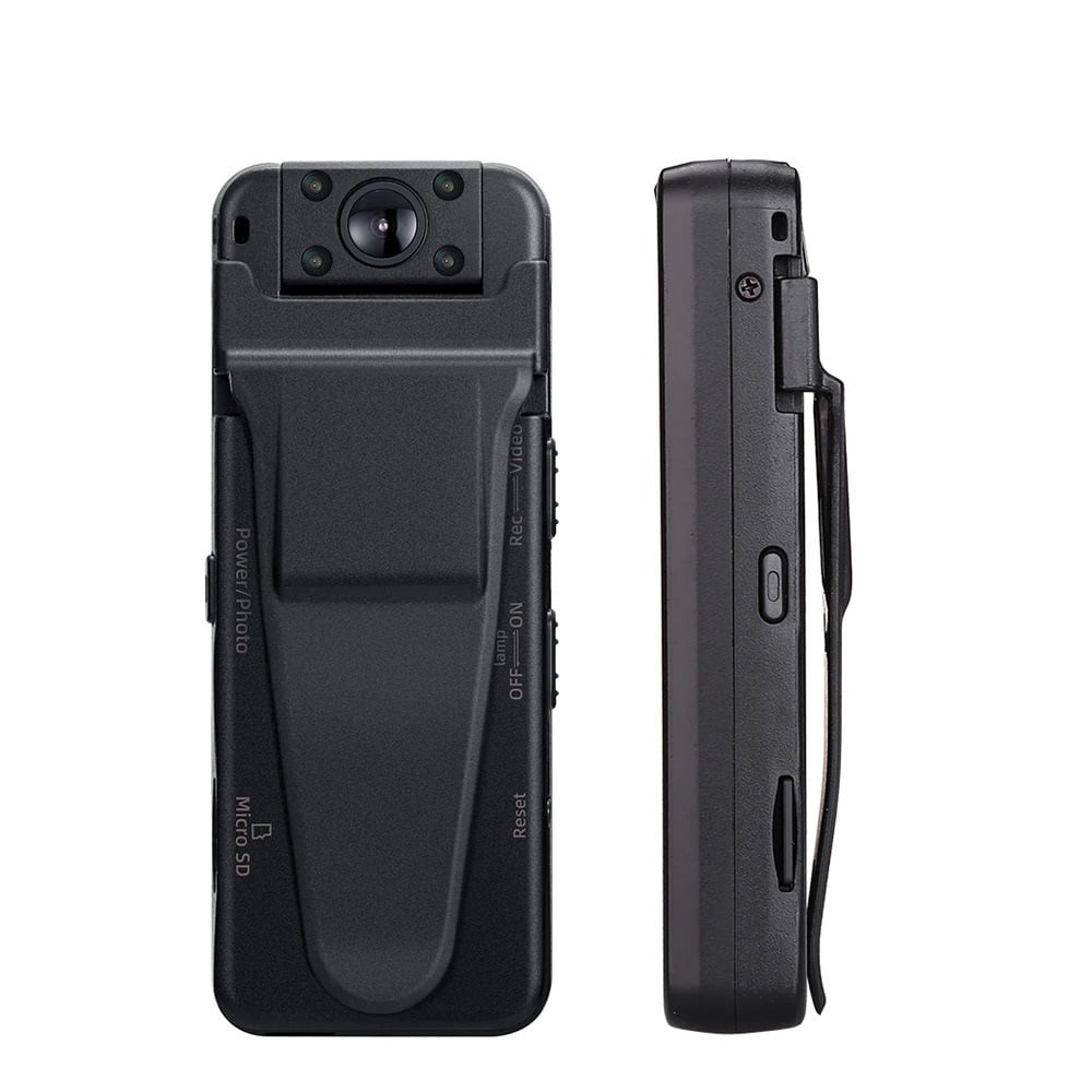 Body Camera HD 1080P Night Vision Video Camcorder Pocket Camera Degree ...