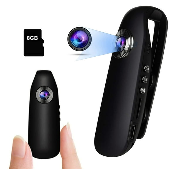 Body Camera HD 1080P Wearable Portable Pocket Cam Video Recorder Motion Detection Fast Record Rechargeable Battery for Home Office Security Law Enforcement