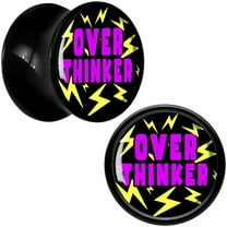 Body Candy 00 Gauge Over Thinker Impact Acrylic Saddle Plug Set