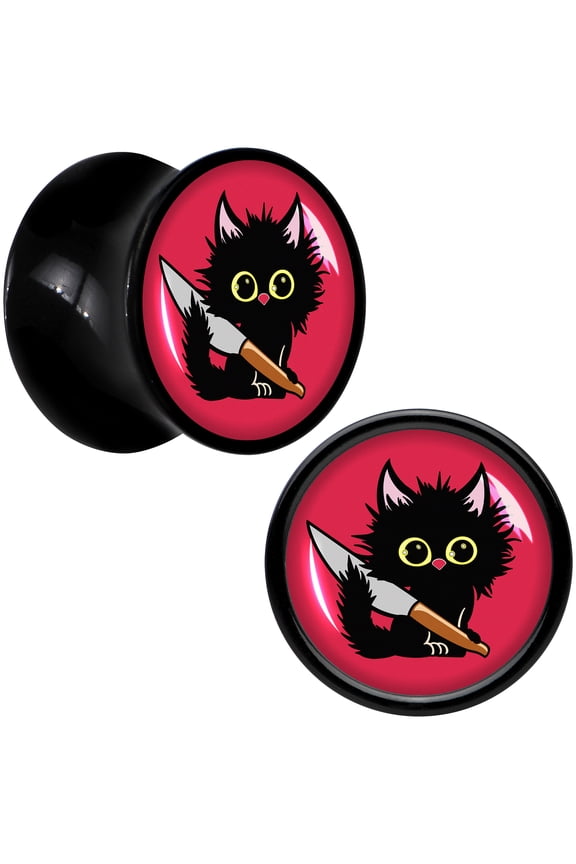 00 Gauge Stabby Cat Acrylic Saddle Plug Set