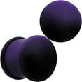 thumbnail image 1 of Body Candy 1/2" 2Pc Ear Plugs Black Purple Ombre Matte Acrylic Single Flare Ear Plug Gauges Set of 2, 1 of 3